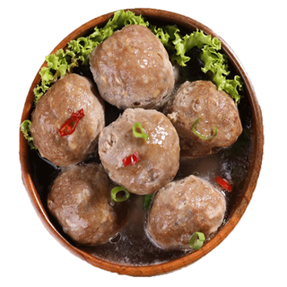 恋食记潮汕手打牛肉丸牛筋丸鱼丸特产肉丸子汕头火锅食材烧烤 潮汕牛筋丸500克