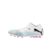 彪马(PUMA)MG短钉支撑飞盘足球鞋男子人造草坪钉鞋FUTURE 7 107719 白-黑色-粉-01 42.5
