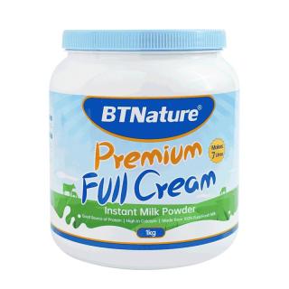 BTNature 全脂高钙奶粉 1kg/罐