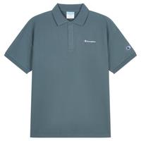 Champion 男士POLO衫 短袖凉感 刺绣草写LOGO