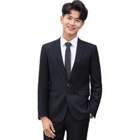 罗蒙西服套装男商务职业正装男士修身新郎礼服伴郎礼服结婚礼服男装