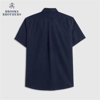 布克兄弟 Brooks Brothers男士春夏扣结领修身免烫短袖休闲衬衫