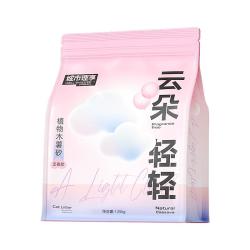 城市理享 云朵轻轻无香低敏纯木薯猫砂1.25kg*1 强除臭0香精0甲醛瞬间结团