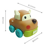 婴蒂诺 卡通软胶滑行小汽车