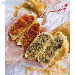 玉江 藁城黄庄玉江月饼石家庄手工老式咸蛋黄酥皮蛋黄+伍仁各1包
