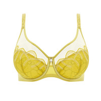 sunflora 桑扶兰 内衣女大胸显小2025夏超薄蕾丝性感文胸防下垂防凸点胸罩
