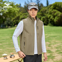 Mizuno美津浓户外马甲男透气钓鱼背心上衣徒步百搭舒适无袖坎肩外套