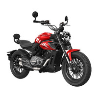 赛科龙 朋克CVT190自动挡运动巡航摩托车 反叛红