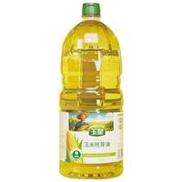 玉星鲜胚玉米油1.8L一级胚芽非转基因优质食用植物油烘焙蛋糕家庭 鲜胚1.8L