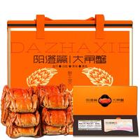 阳澄篇 大闸蟹螃蟹卡日提货券鲜活礼盒卡 优选5228型 公3.0两母2.5两3对 98.98元