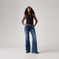 Levi's李维斯25年秋冬新款女士SUPERLOW FLARE修身喇叭休闲牛仔裤