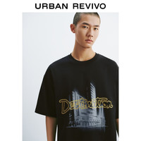 URBAN REVIVO 潮流 男士T恤