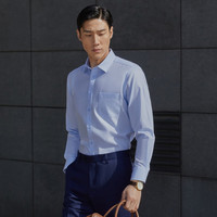 YOUNGOR 雅戈尔 素色DP免烫长袖衬衫