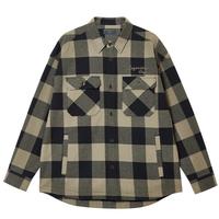 杰克·琼斯(JACK&JONES)【商场同款】男装Oversized格纹纯棉百搭长袖衬衫男款2251O3017 E03 常规