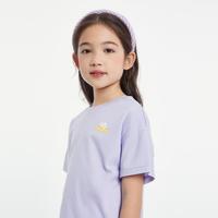 安奈儿 Annil【纯棉】童装男女童圆领短袖T恤2025夏亲子装亲肤潮流