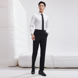 雅戈尔长袖衬衫男棉丝毛混纺DP免烫衬衫抗皱平整全身装衬2025新品合款 漂白VLTP119698BBY 38 （170/84Y）