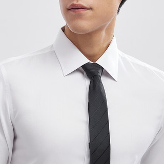 雅戈尔长袖衬衫男棉丝毛混纺DP免烫衬衫抗皱平整全身装衬2025新品合款 漂白VLTP119698BBY 38 （170/84Y）