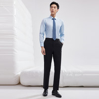 雅戈尔 长袖衬衫男棉丝毛混纺DP免烫衬衫抗皱平整全身装衬2025合款