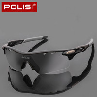 POLISI P928 骑行眼镜 变色偏光 防风 日夜两用