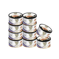 珍致 FancyFeast）全价成年期猫罐头 烧汁系列含比目鱼 主食罐85g*10罐