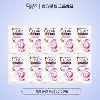 CLEAR 清扬 洗发水男士控油蓬松去屑止痒大容量洗头膏5g*10袋
