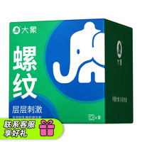 大象 超薄安全套  18.9元任选三件（want螺纹8只/超薄10只/颗粒8只 3件任选）