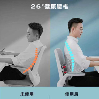 乐班【七夕礼物】leband靠垫 人体工学腰垫护腰靠垫靠背垫支撑办公室