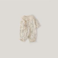 【满印碎花连身衣】秋款女童婴幼哈衣洋气日常轻薄透气舒适爬服