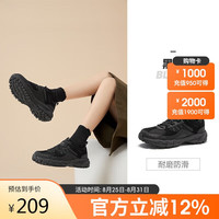骆驼 户外登山秋季运动鞋男女休闲旅游鞋FB22236784黑色女38