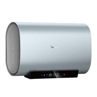美的 60升玲珑双胆扁桶电热水器防电墙3300W变频 镁棒免换F6033-UDplus一级能效