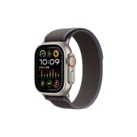 Apple 苹果 Watch Ultra2 智能手表 GPS+蜂窝版 49mm 钛金属原色 蓝配黑色野径回环式表带 M/L
