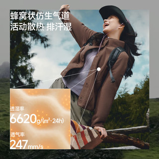 蕉下（beneunder）摇粒绒外套女士秋冬时尚休闲保暖抓绒外套万粒绒女装 【蓬松暖】烟熏褐粉 2XL