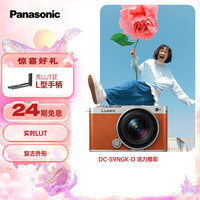 松下 Panasonic S9（18-40mm F4.5-6.3）套机（Panasonic） 全画幅微单 实时Lut 滤镜直出 连接app极速分享-橙 橙色