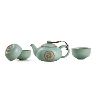东道 天乐壶套组 茶具套装 4件套 天青