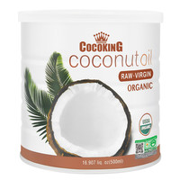 椰冠 cocoking 菲律宾进口有机冷榨椰子油初榨食用油烘焙mct油护发护肤纯