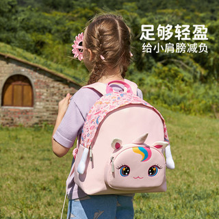 诺狐儿童书包幼儿园大班女男孩宝宝户外出超轻便小休闲双肩背