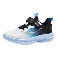 鸿星尔克 童鞋男童运动鞋女童青少年中大童儿童休闲运动跑步鞋丨鸣鸥2 尔克白/泳池蓝/正黑
