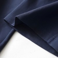 子牧棉麻2025秋装 女百搭减龄一整套穿搭两件套宽松上衣休闲裤套装6068 藏青色套装 M (95-115斤)