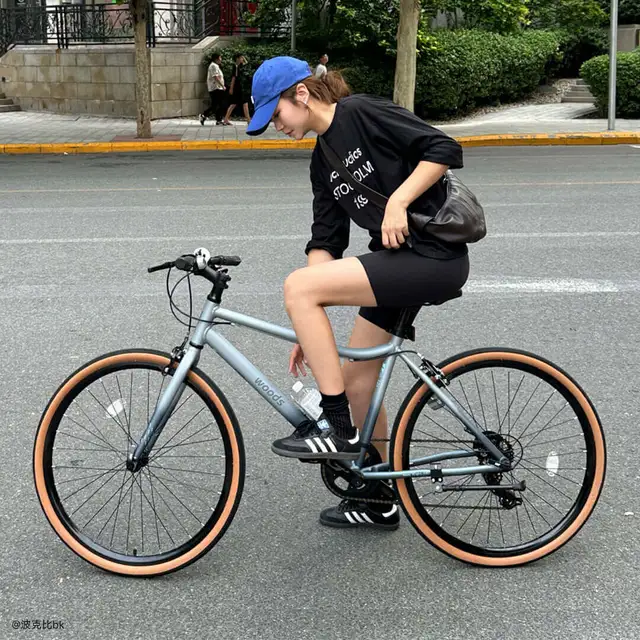 WOODS小森林通勤变速轻便公路车700C男女同款脚踏车