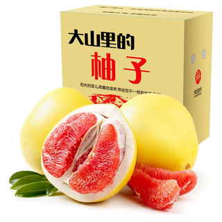 土八鲜福建平和柚子红心柚子琯溪蜜柚 时令新鲜水果红肉柚礼盒 倾国红柚2枚果王（7.5-8斤） 倾国红柚2枚果王（8-8.5斤）