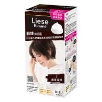 花王莉婕Liese 泡沫染发剂 黑茶深棕 108ml