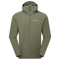 MONTANE TENACITY NANO系列超轻防风软壳 高弹耐磨防泼水皮肤软壳男 浅苔绿（连帽） 2XL