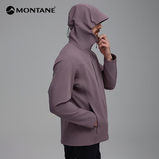 MONTANE盟泰恩CIMA XT系列男横绒连帽软壳外套 多功能蓄暖锁温防泼水夹克 男款连帽（香芋紫） M 香芋紫（连帽）