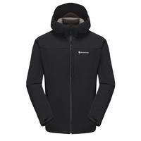 MONTANE CIMA XT系列男横绒连帽软壳外套 多功能蓄暖锁温防泼水夹克 男款连帽 黑色