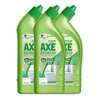 斧头牌洁厕液 马桶清洁 除菌除垢去异味 松木清香不刺激 家庭组合装 3瓶