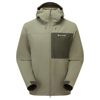 MONTANE 男士软壳外套 户外连帽休闲外套 CAPER 浅苔绿 L
