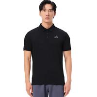 伯希和（Pelliot）户外速干t恤快干Polo衫休闲短袖男女24户外运动透气休闲运动 男漫暮黑抑菌速干POLO衫 XL
