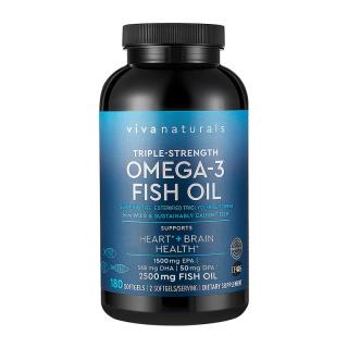 88VIP、今日必买：Viva Naturals Omega-3深海鱼油软胶囊 180粒