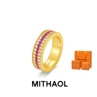 MITHAOL KUSC MITHAOL 古法排钻戒指女款 S码 M5072