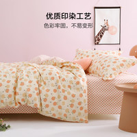 百丽丝出品三四件套全棉法式碎花套件纯棉床单被套 床单款 (被套200*230cm)